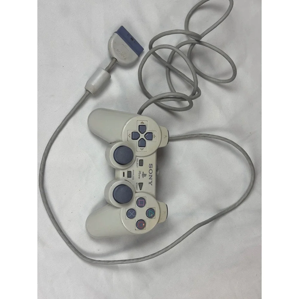 Sony PS One DualShock Analog Controller Gray SCPH-110 PlayStation Wired